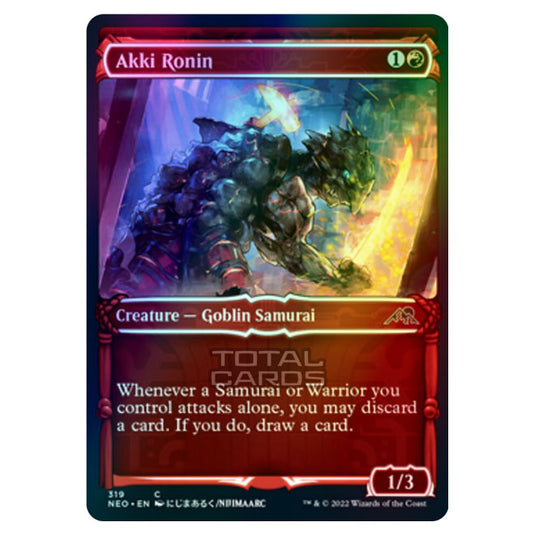 Magic The Gathering - Kamigawa - Neon Dynasty - Akki Ronin - 319/302 (Foil)