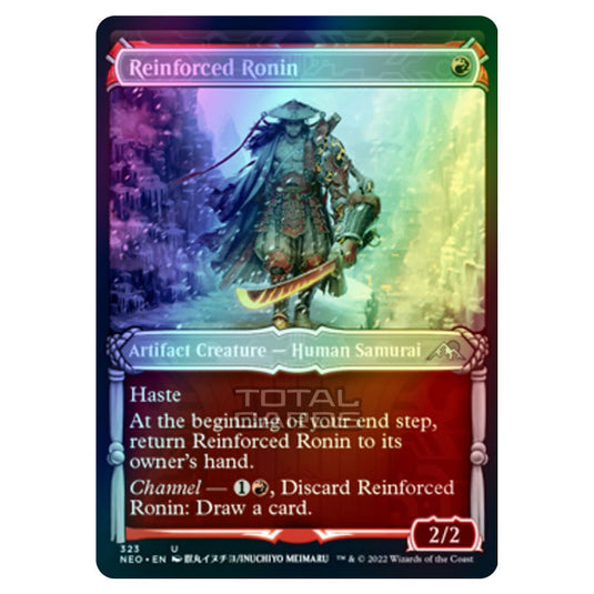 Magic The Gathering - Kamigawa - Neon Dynasty - Reinforced Ronin - 323/302 (Foil)