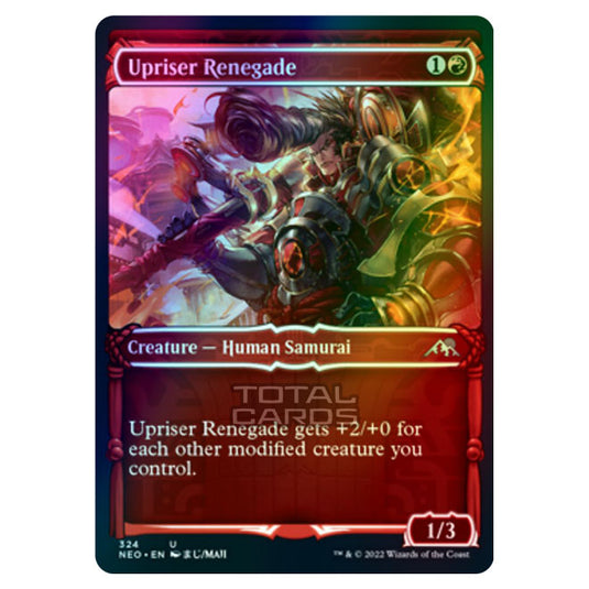 Magic The Gathering - Kamigawa - Neon Dynasty - Upriser Renegade - 324/302 (Foil)