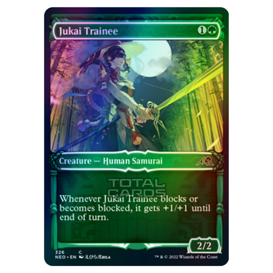 Magic The Gathering - Kamigawa - Neon Dynasty - Jukai Trainee - 326/302 (Foil)