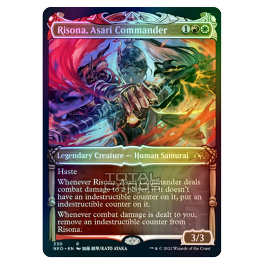 Magic The Gathering - Kamigawa - Neon Dynasty - Risona, Asari Commander - 330/302 (Foil)