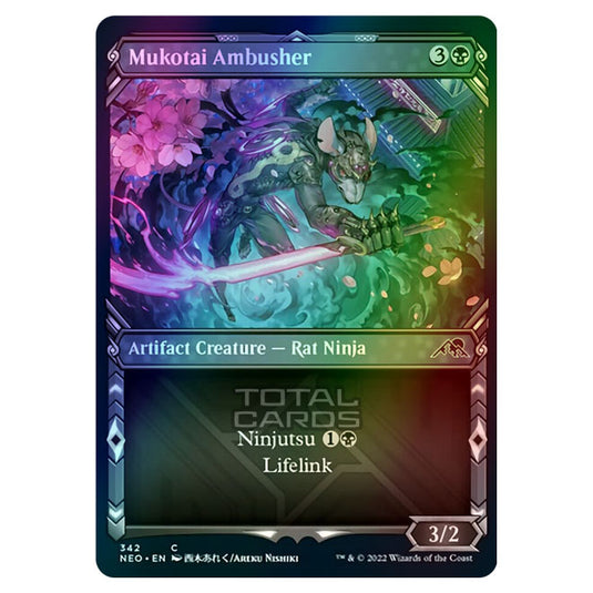 Magic The Gathering - Kamigawa - Neon Dynasty - Mukotai Ambusher - 342/302 (Foil)