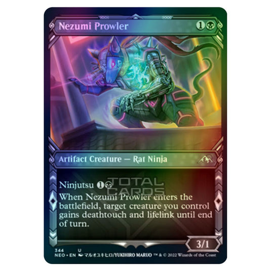 Magic The Gathering - Kamigawa - Neon Dynasty - Nezumi Prowler - 344/302 (Foil)