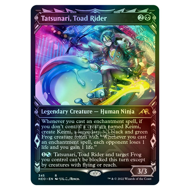 Magic The Gathering - Kamigawa - Neon Dynasty - Tatsunari, Toad Rider