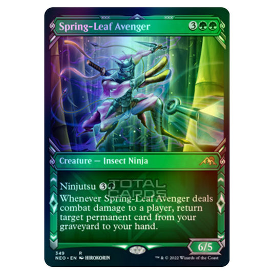 Magic The Gathering - Kamigawa - Neon Dynasty - Spring-Leaf Avenger - 349/302 (Foil)