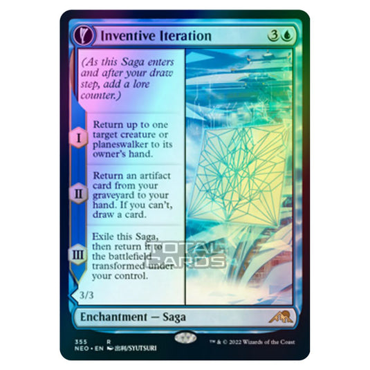 Magic The Gathering - Kamigawa - Neon Dynasty - Inventive Iteration // Living Breakthrough - 355/302 (Foil)