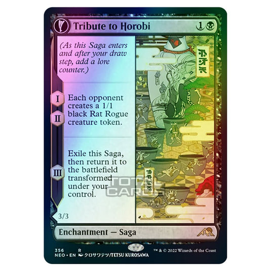 Magic The Gathering - Kamigawa - Neon Dynasty - Tribute to Horobi // Echo of Death's Wail - 356/302 (Foil)