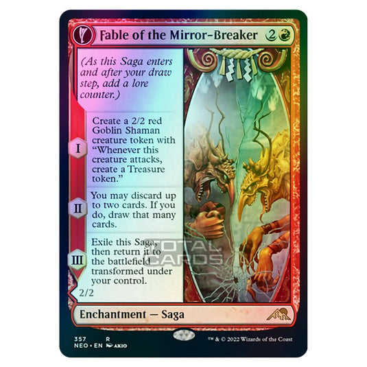 Magic The Gathering - Kamigawa - Neon Dynasty - Fable of the Mirror-Breaker // Reflection of Kiki-Jiki - 357/302 (Foil)