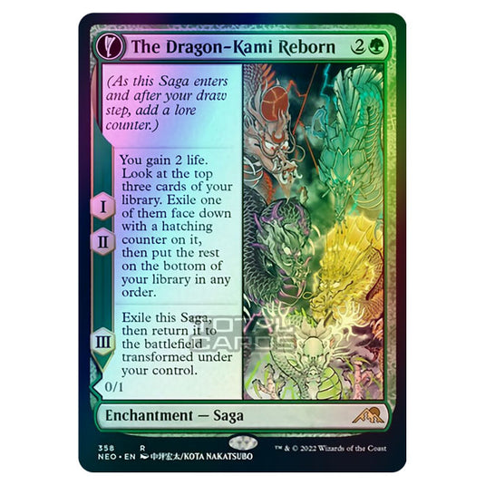 Magic The Gathering - Kamigawa - Neon Dynasty - The Dragon-Kami Reborn // Dragon-Kami's Egg - 358/302 (Foil)