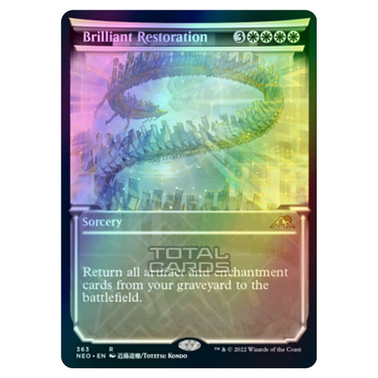 Magic The Gathering - Kamigawa - Neon Dynasty - Brilliant Restoration - 363/302 (Foil)