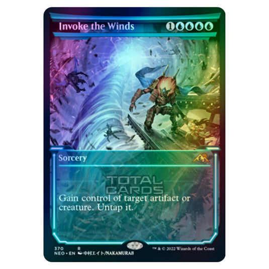 Magic The Gathering - Kamigawa - Neon Dynasty - Invoke the Winds - 370/302 (Foil)