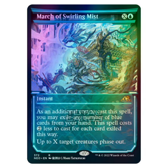 Magic The Gathering - Kamigawa - Neon Dynasty - March of Swirling Mist - 372/302 (Foil)