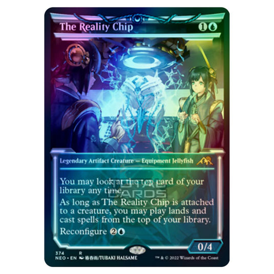 Magic The Gathering - Kamigawa - Neon Dynasty - The Reality Chip - 374/302 (Foil)