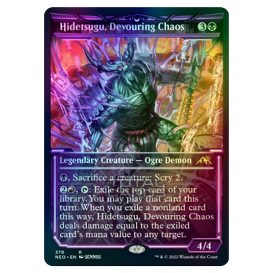 Magic The Gathering - Kamigawa - Neon Dynasty - Hidetsugu, Devouring Chaos - 378/302 (Foil)