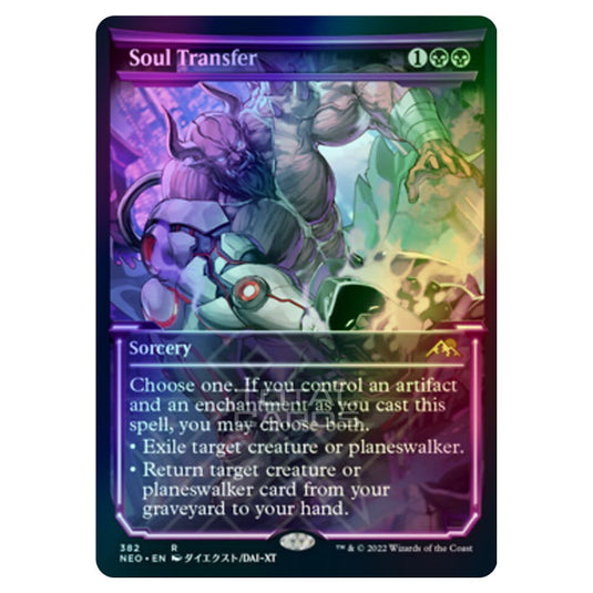 Magic The Gathering - Kamigawa - Neon Dynasty - Soul Transfer - 382/302 (Foil)