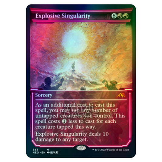 Magic The Gathering - Kamigawa - Neon Dynasty - Explosive Singularity - 383/302 (Foil)