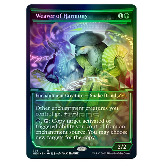 Magic The Gathering - Kamigawa - Neon Dynasty - Weaver of Harmony - 395/302 (Foil)