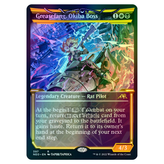 Magic The Gathering - Kamigawa - Neon Dynasty - Greasefang, Okiba Boss - 397/302 (Foil)