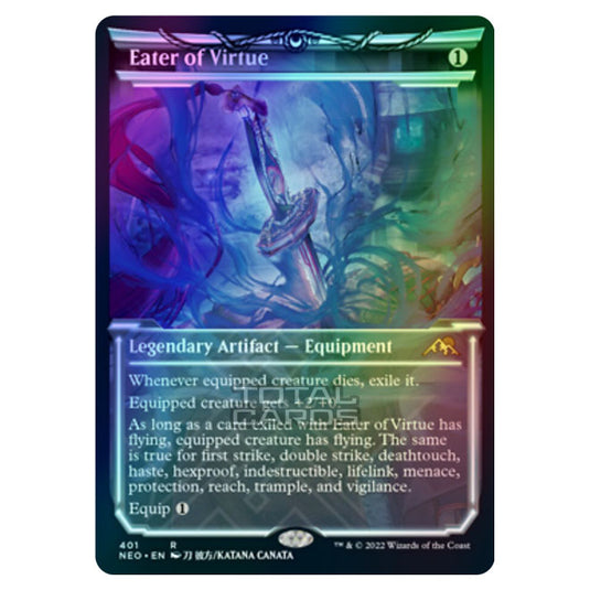 Magic The Gathering - Kamigawa - Neon Dynasty - Eater of Virtue - 401/302 (Foil)