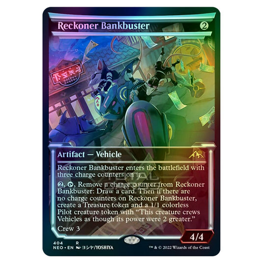 Magic The Gathering - Kamigawa - Neon Dynasty - Reckoner Bankbuster - 404/302 (Foil)