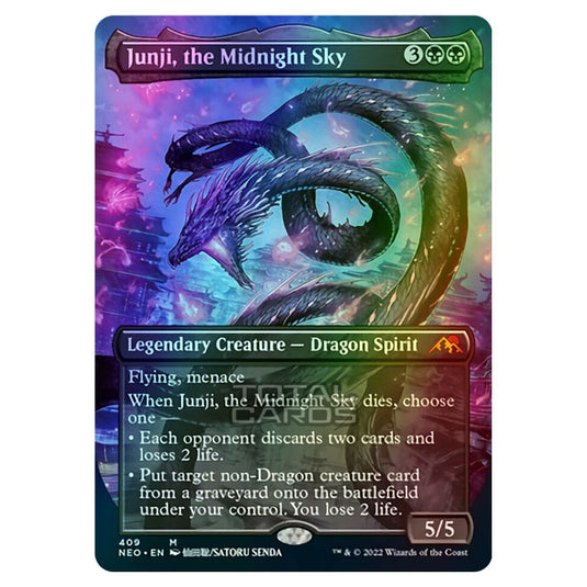 Magic The Gathering - Kamigawa - Neon Dynasty - Junji, the Midnight Sky - 409/302 (Foil)