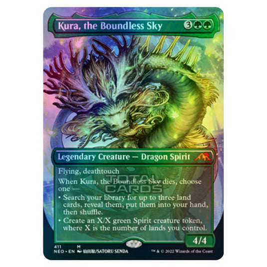 Magic The Gathering - Kamigawa - Neon Dynasty - Kura, the Boundless Sky - 411/302 (Foil)