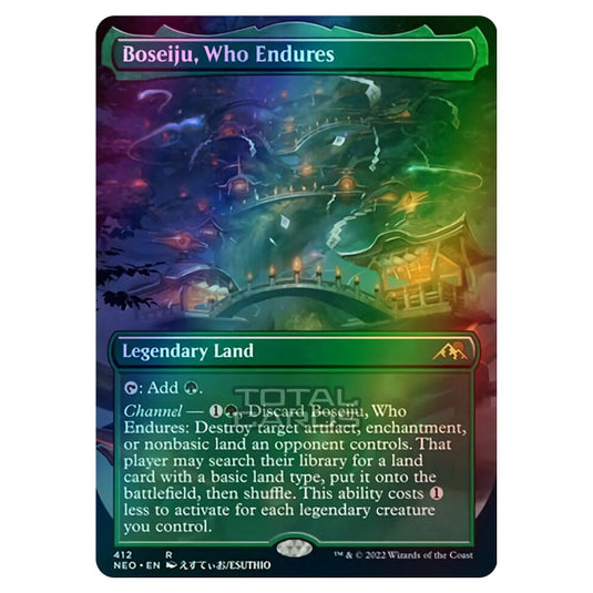 Magic The Gathering - Kamigawa - Neon Dynasty - Boseiju, Who Endures - 412/302 (Foil)