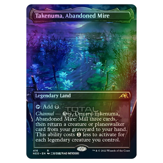 Magic The Gathering - Kamigawa - Neon Dynasty - Takenuma, Abandoned Mire - 416/302 (Foil)