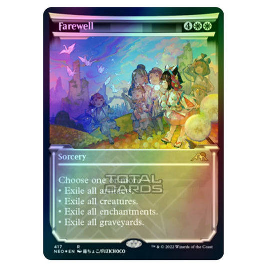 Magic The Gathering - Kamigawa - Neon Dynasty - Farewell - 417/302 (Etched Foil)
