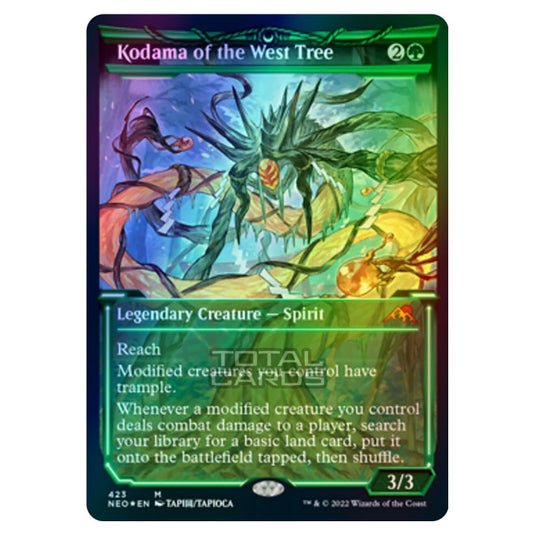 Magic The Gathering - Kamigawa - Neon Dynasty - Kodama of the West Tree - 423/302 (Etched Foil)