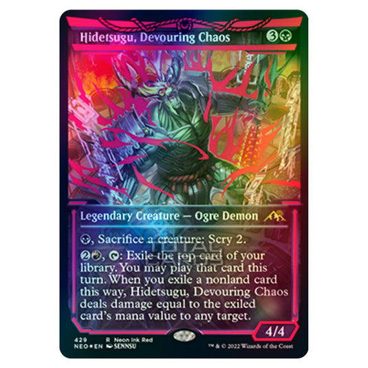 Magic The Gathering - Kamigawa - Neon Dynasty - Hidetsugu, Devouring Chaos - 429/302 (Foil)