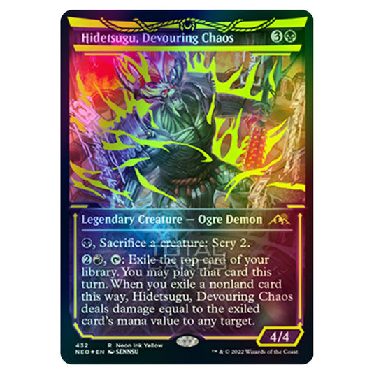 Magic The Gathering - Kamigawa - Neon Dynasty - Hidetsugu, Devouring Chaos - 432/302 (Foil)