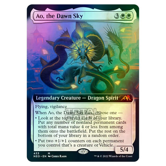 Magic The Gathering - Kamigawa - Neon Dynasty - Ao, the Dawn Sky - 433/302 (Foil)