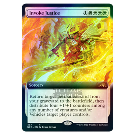 Magic The Gathering - Kamigawa - Neon Dynasty - Invoke Justice - 437/302 (Foil)