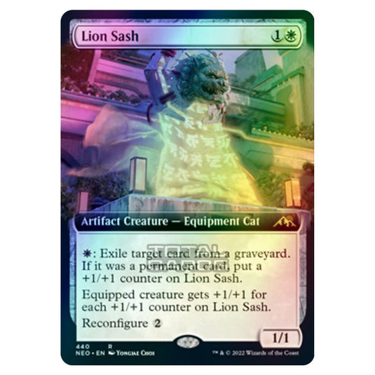 Magic The Gathering - Kamigawa - Neon Dynasty - Lion Sash - 440/302 (Foil)