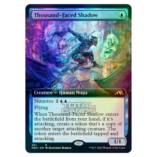 Magic The Gathering - Kamigawa - Neon Dynasty - Thousand-Faced Shadow - 451/302 (Foil)