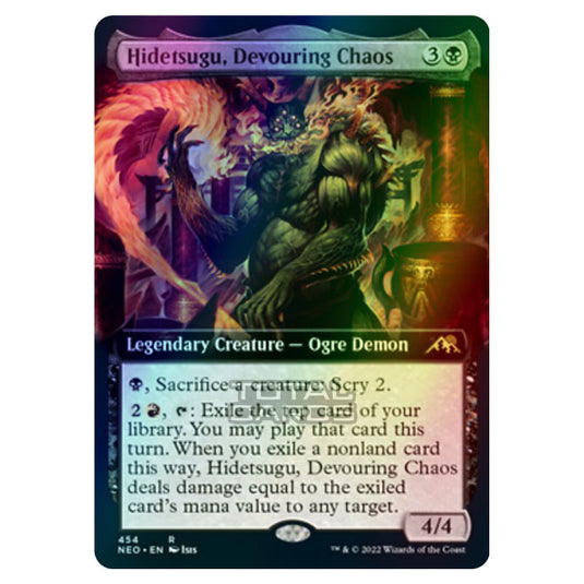 Magic The Gathering - Kamigawa - Neon Dynasty - Hidetsugu, Devouring Chaos - 454/302 (Foil)