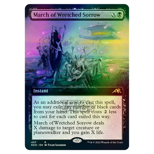 Magic The Gathering - Kamigawa - Neon Dynasty - March of Wretched Sorrow - 457/302 (Foil)