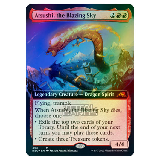 Magic The Gathering - Kamigawa - Neon Dynasty - Atsushi, the Blazing Sky - 463/302 (Foil)