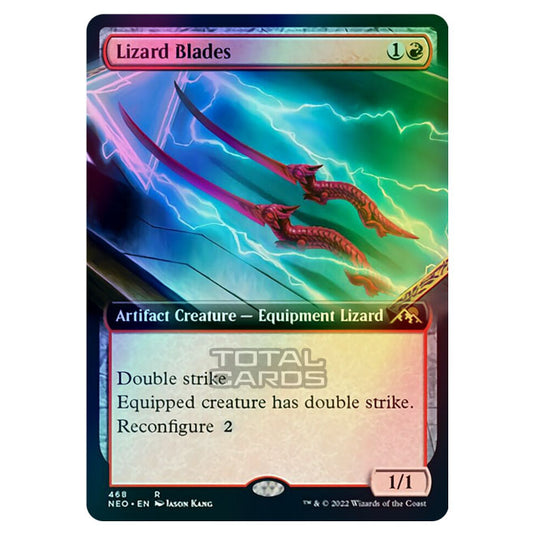 Magic The Gathering - Kamigawa - Neon Dynasty - Lizard Blades - 468/302 (Foil)