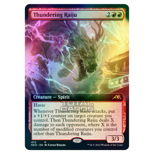 Magic The Gathering - Kamigawa - Neon Dynasty - Thundering Raiju - 472/302 (Foil)