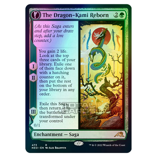 Magic The Gathering - Kamigawa - Neon Dynasty - The Dragon-Kami Reborn // Dragon-Kami's Egg - 473/302 (Foil)