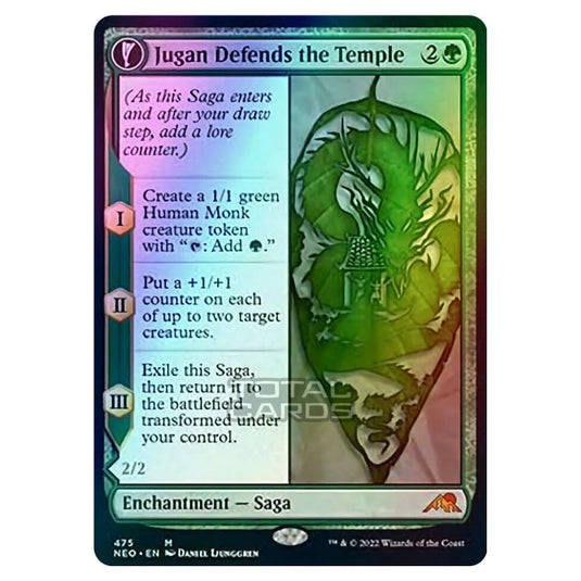 Magic The Gathering - Kamigawa - Neon Dynasty - Jugan Defends the Temple // Remnant of the Rising Star - 475/302 (Foil)