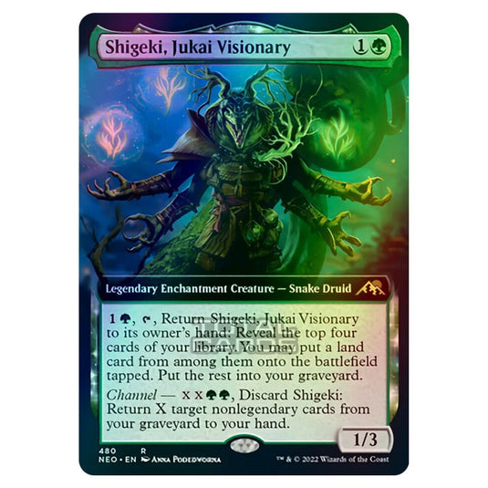 Magic The Gathering - Kamigawa - Neon Dynasty - Shigeki, Jukai Visionary - 480/302 (Foil)