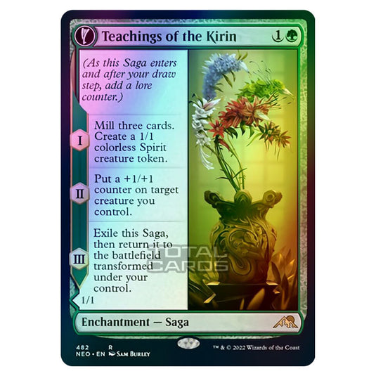 Magic The Gathering - Kamigawa - Neon Dynasty - Teachings of the Kirin // Kirin-Touched Orochi - 482/302 (Foil)