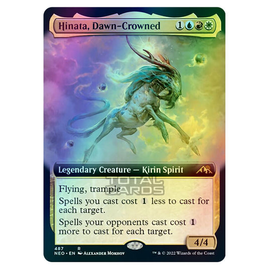 Magic The Gathering - Kamigawa - Neon Dynasty - Hinata, Dawn-Crowned - 487/302 (Foil)