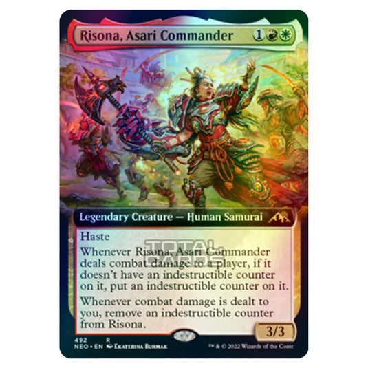 Magic The Gathering - Kamigawa - Neon Dynasty - Risona, Asari Commander - 492/302 (Foil)