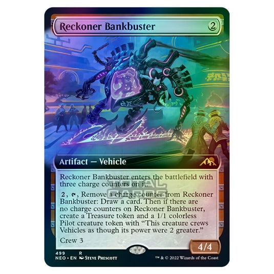 Magic The Gathering - Kamigawa - Neon Dynasty - Reckoner Bankbuster - 499/302 (Foil)