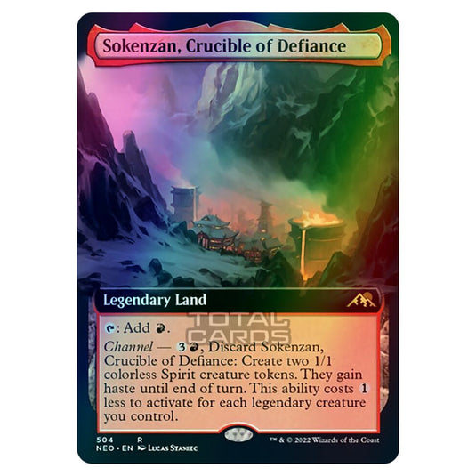 Magic The Gathering - Kamigawa - Neon Dynasty - Sokenzan, Crucible of Defiance - 504/302 (Foil)