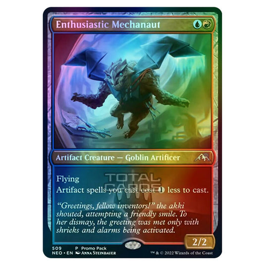 Magic The Gathering - Kamigawa - Neon Dynasty - Enthusiastic Mechanaut - 509/302 (Foil)